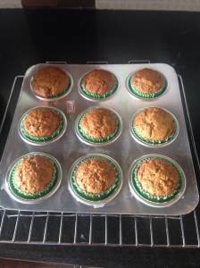 Wheat orange muffin tray