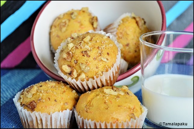 Eggless Carrot Muffins With Condensed Milk (3)