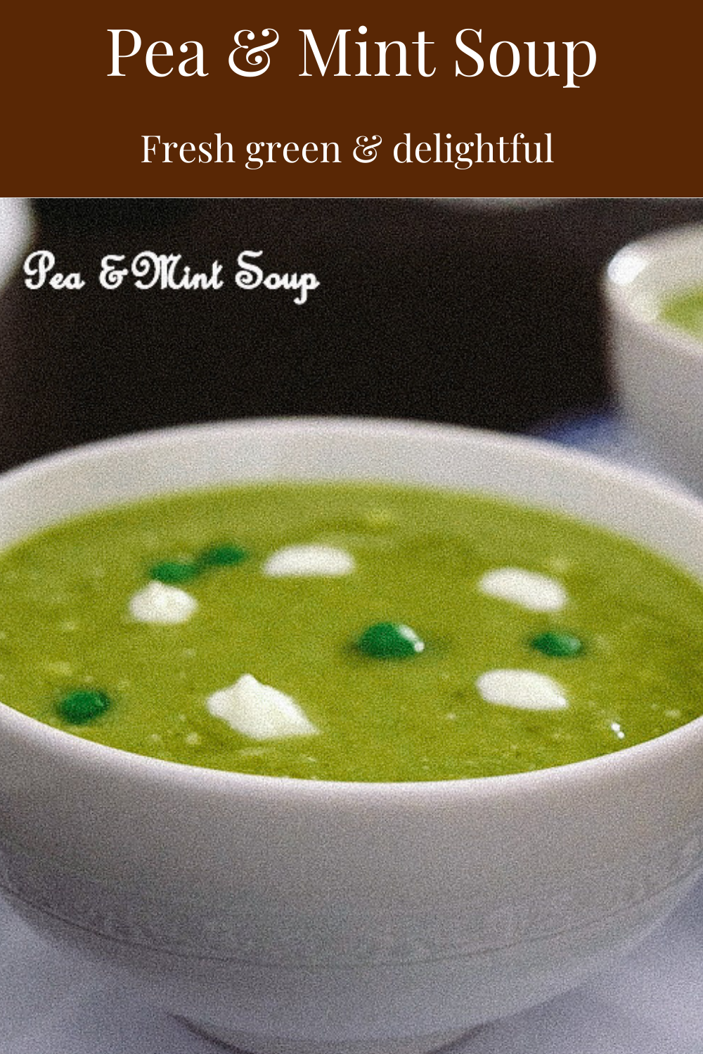 Pea and mint soup